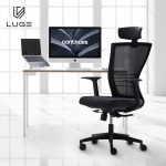 LUGE 루게 L55 프리미엄 인체공학의자 화이트프레임