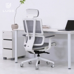 LUGE 루게 LX55 AIR 3D 듀얼 백 서포터 올메쉬 의자