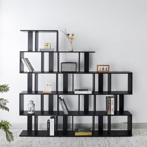 RWD 퍼즐형 블랙 책장