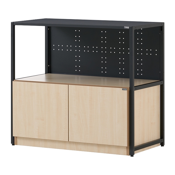 뮤보 철제형 2단 단독옵션장 모듈책장 수납장