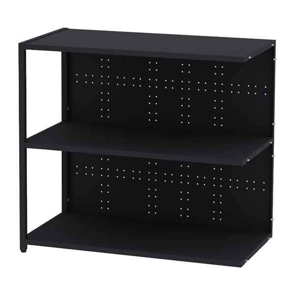 뮤보 철제형 2단 엔드장 모듈책장 수납장