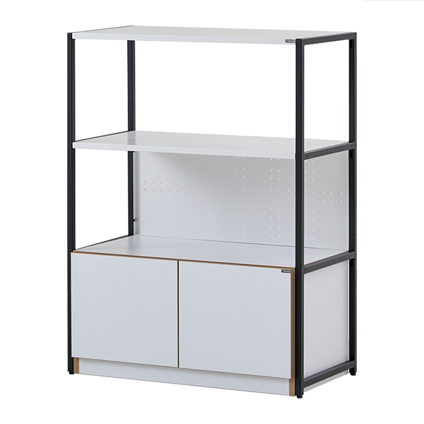 뮤보 철제형 3단 단독옵션장 모듈책장 수납장