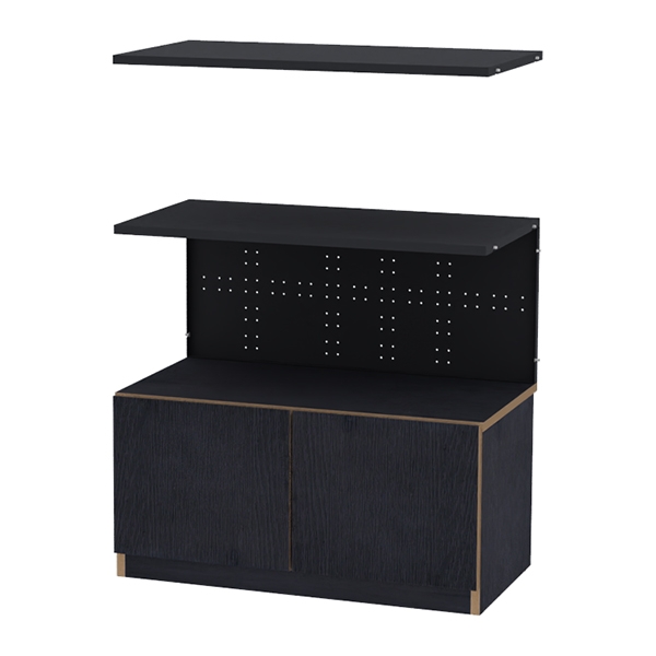 뮤보 철제형 3단 연결옵션장 모듈책장 수납장