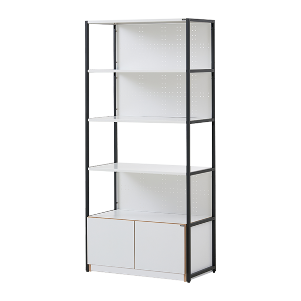 뮤보 철제형 5단 단독옵션장 모듈책장 수납장
