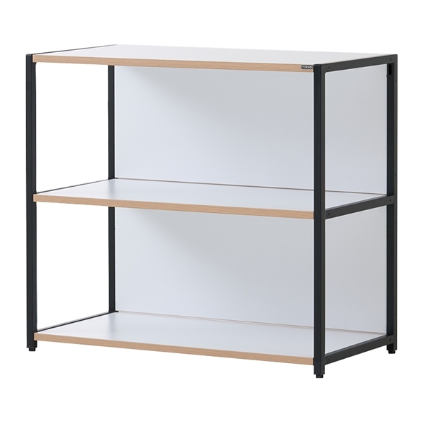 뮤보 목재형 2단 단독장 모듈책장 수납장