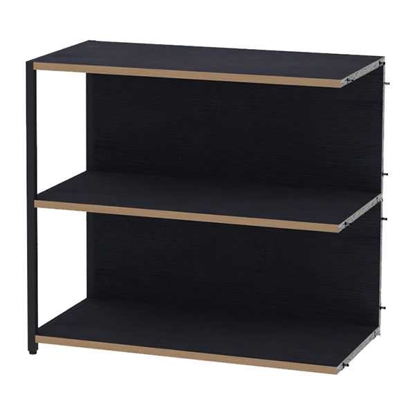 뮤보 목재형 2단 엔드장 모듈책장 수납장