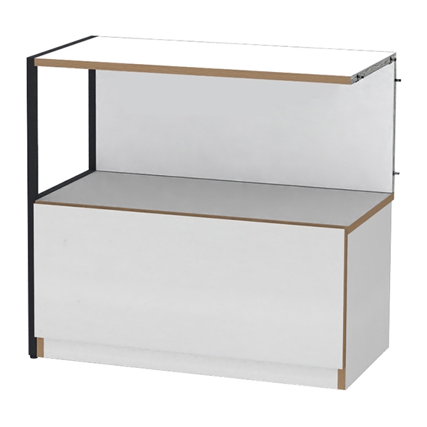 뮤보 목재형 2단 엔드옵션장 모듈책장 수납장