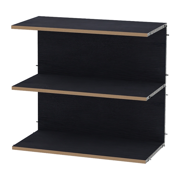 뮤보 목재형 2단 연결장 모듈책장 수납장