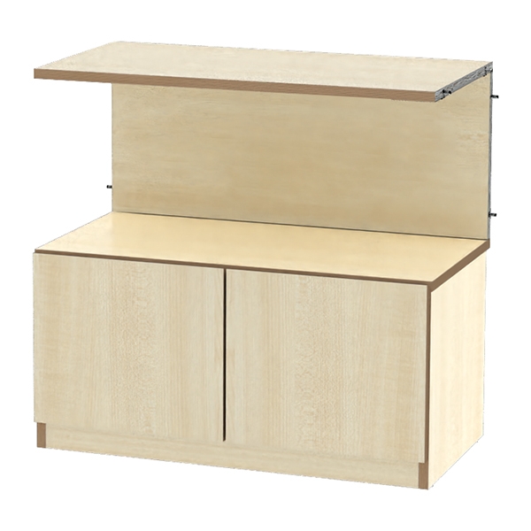 뮤보 목재형 2단 연결옵션장 모듈책장 수납장