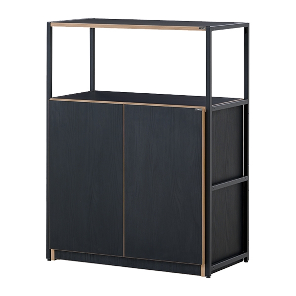 뮤보 목재형 3단 단독옵션장 모듈책장 수납장