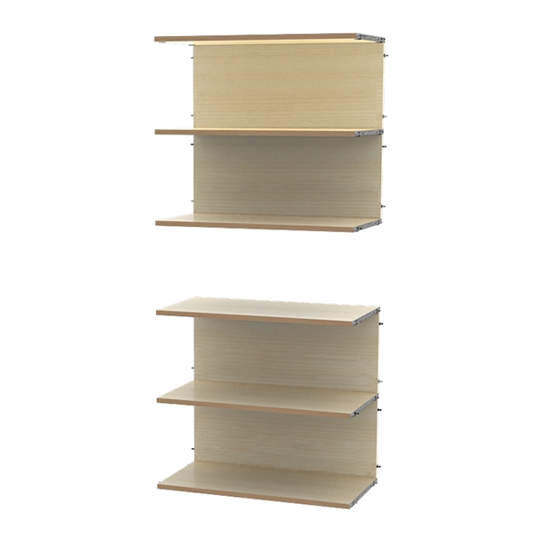 뮤보 목재형 5단 연결장 모듈책장 수납장