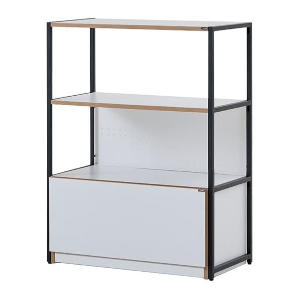 뮤보 혼합형 3단 단독옵션장 모듈책장 수납장