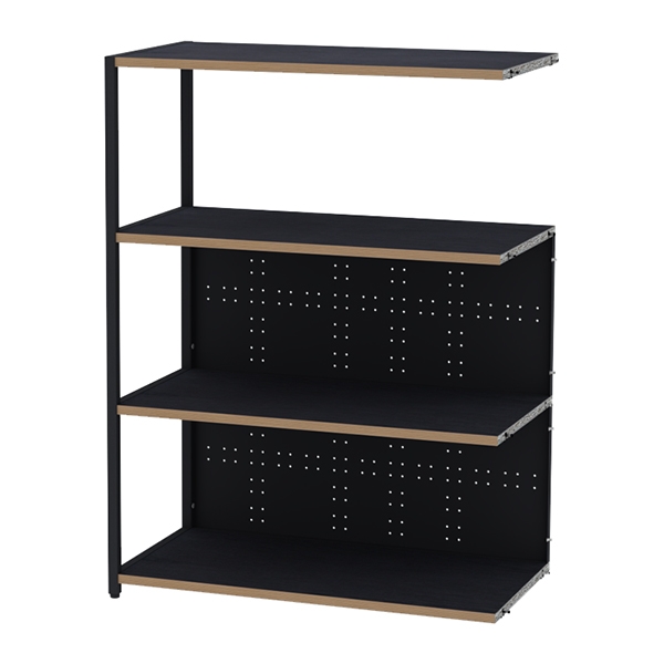 뮤보 혼합형 3단 엔드장 모듈책장 수납장